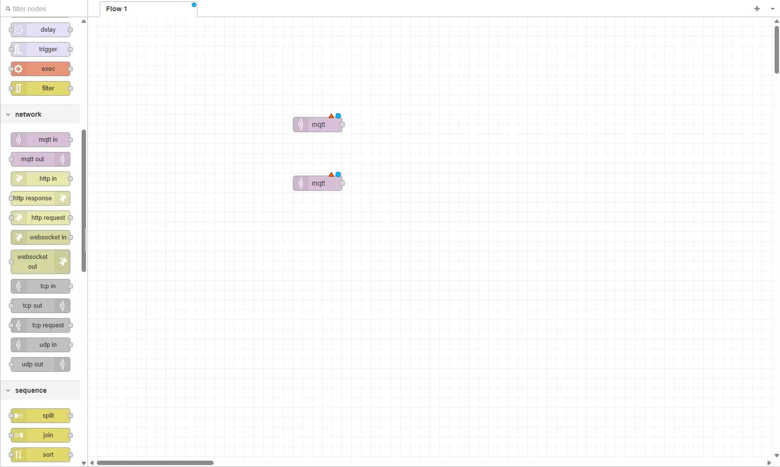 Two mqtt in nodes, one per reading.
