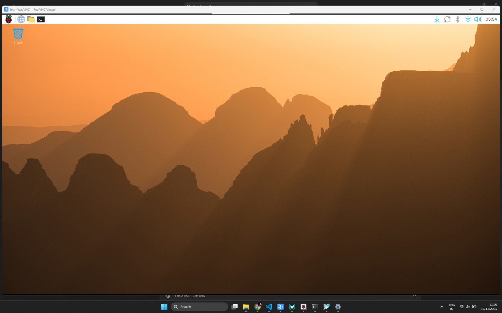 VNC Identity Check dialog