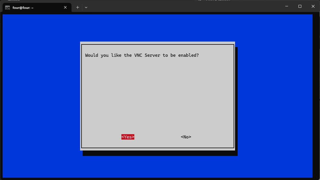 VNC Identity Check dialog